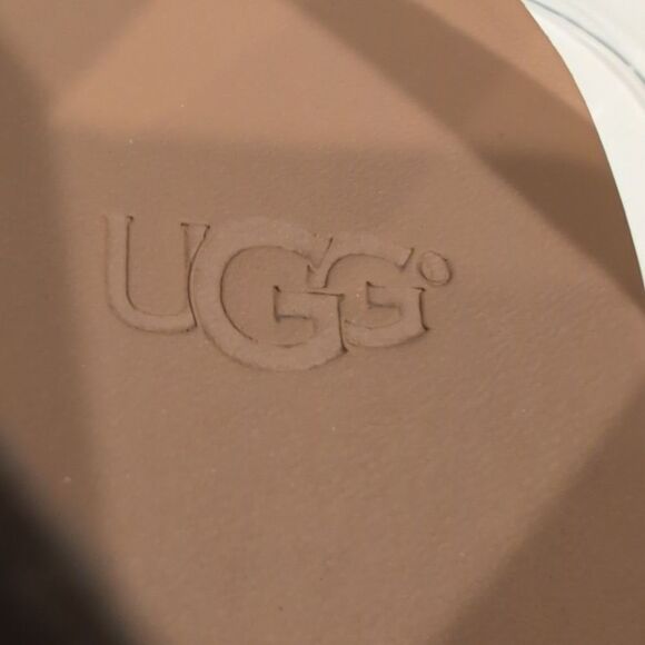 UGG Joslyn Platform Wedge Sandals In Cream & Tan Size 11 - Picture 5 of 9